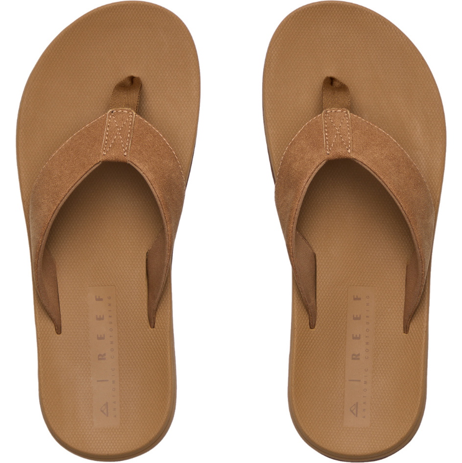 2026 Reef Mens The Nox Flip Flops CJ9278 - Tobacco
